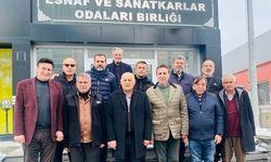 Sivas ESOB heyetinden Başkan Pınarbaşı'na ziyaret