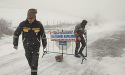 Ürgüp Topuz yolu trafiğe kapatıldı