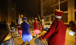 Nevşehir ilk sahura mehteranla uyandı