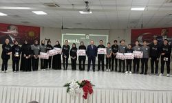 Yarışmanın birincilerine umre ödülü verildi