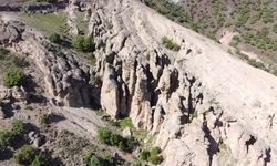 Nevşehir'in peri bacalarına rakip çıktı