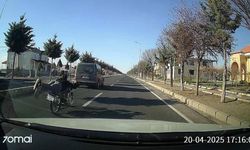 Trafikte şov yapan motosiklet sürücüsüne ceza
