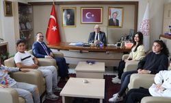 Özyayla Ortaokulundan Yazıcı’ya ziyaret
