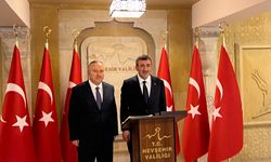 Cumhurbaşkanı Yardımcısı Yılmaz’dan Vali Fidan’a ziyaret