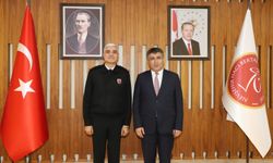 Tuğgeneral Erol’dan Rektör Aktekin'e ziyaret