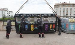 Nevşehir’de mobil atık getirme merkezi hizmete girdi