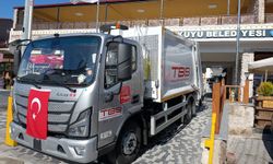 TBB'den Derinkuyu’ya hibe çöp kamyonu