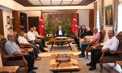 Köy muhtarları Vali Fidan ile görüştü
