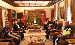 Jandarmadan Vali Fidan’a ziyaret