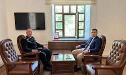 Albay Öksüz, Kaymakam Bilici ile görüştü