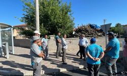 Avanos’ta ekipler güne erken başladı