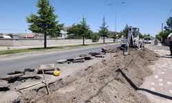 Nevşehir Yolu doğalgaz çalışmalarına start verildi