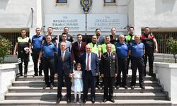 Vali Fidan'dan polis merkezine bayram ziyareti