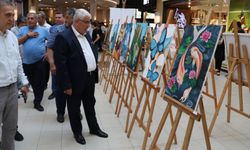 Yıl sonu resim sergisi düzenlendi