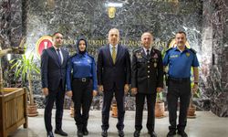 Emniyetten jandarmaya kutlama ziyareti