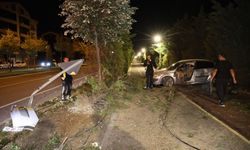 Alkollü sürücü kaza yaptı, suçu babasına attı