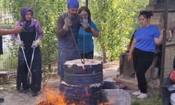 Öğrenciler 1300 derece sıcaklıkta eserlerini üretti