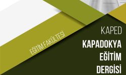 Kapadokya Eğitim Dergisi’nin haziran sayısı yayınlandı