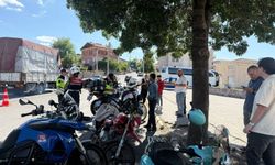 Motosiklet denetiminde 142 bin lira ceza yediler