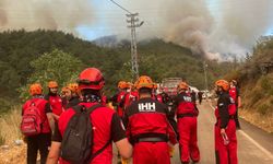 İHH Nevşehir ekipleri yangın bölgelerinde