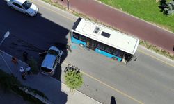 Nevşehir’de servis aracı ile otomobil çarpıştı