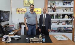 Basın ve Halkla İlişkiler Müdürü Kaya’dan Muşkara Gazetesi’ne ziyaret