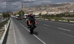 Trafiği tehlikeye atan motosiklet sürücüsüne ceza