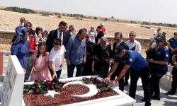 Şehit Polis Ahmet Şahan kabri başında anıldı