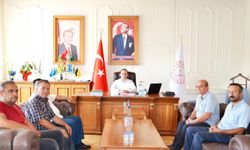 Muhtarlardan Kaymakam Açar'a ziyaret