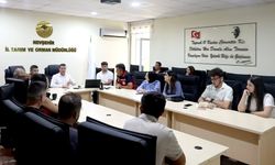 İl Müdürü Memiş stajyerlerle bir araya geldi