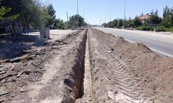 Derinkuyu’da doğalgaz çalışması devam ediyor