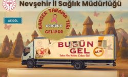 Kanser tarama tırının yeni rotası Acıgöl