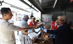 3 bin kişilik mobil mutfak Nevşehir'de hizmete girdi