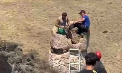 Video çekmek isterken 7 metrelik kuyuya düştü