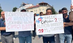 Patates üreticilerinden eylem: Zincir marketler devleti ve çiftçiyi yok sayıyor
