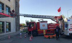 Devlet hastanesinde gerçeği aratmayan tatbikat