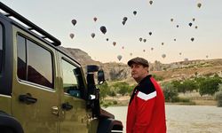 Ünlü oyuncu Kapadokya’ya hayran kaldı