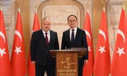 Büyükelçi Jiang Xuebin’den Vali Fidan’a ziyaret