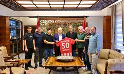 Özlüce50 Spor Kulübü’nden Vali Fidan’a ziyaret