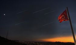 Kapadokya semalarında meteor yağmuru