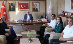 Ürgüp’ün öğretmenlerinden İl Müdürü Yazıcı’ya ziyaret