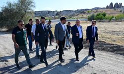 Kapadokya’nın bisiklet ve yürüyüş yolu çalışmalarında sona doğru