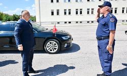 Vali Fidan’dan Jandarma Komutanı Çelik’e ziyaret