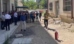 İtfaiyeden tapu personeline yangın eğitimi