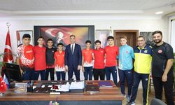 Nevşehirli atletlerden Müdür Keskin’e ziyaret