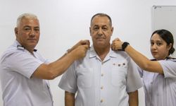 Terfi alan jandarmaya rütbesini jandarma olan kızı taktı