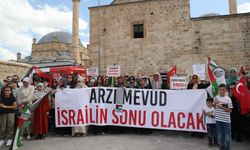 Nevşehir’de vatandaşlar Gazze için buluştu