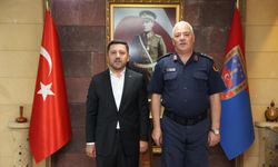 Başkan Arı’dan Jandarma Komutanı Çelik’e ziyaret