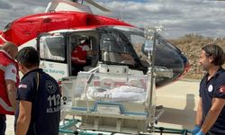 Nevşehir’de yeni doğan bebek için helikopter kaldırıldı