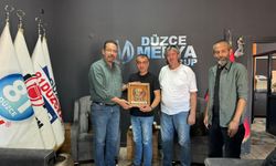 TGF heyetinden Düzce Gazeteciler Cemiyetine ziyaret
